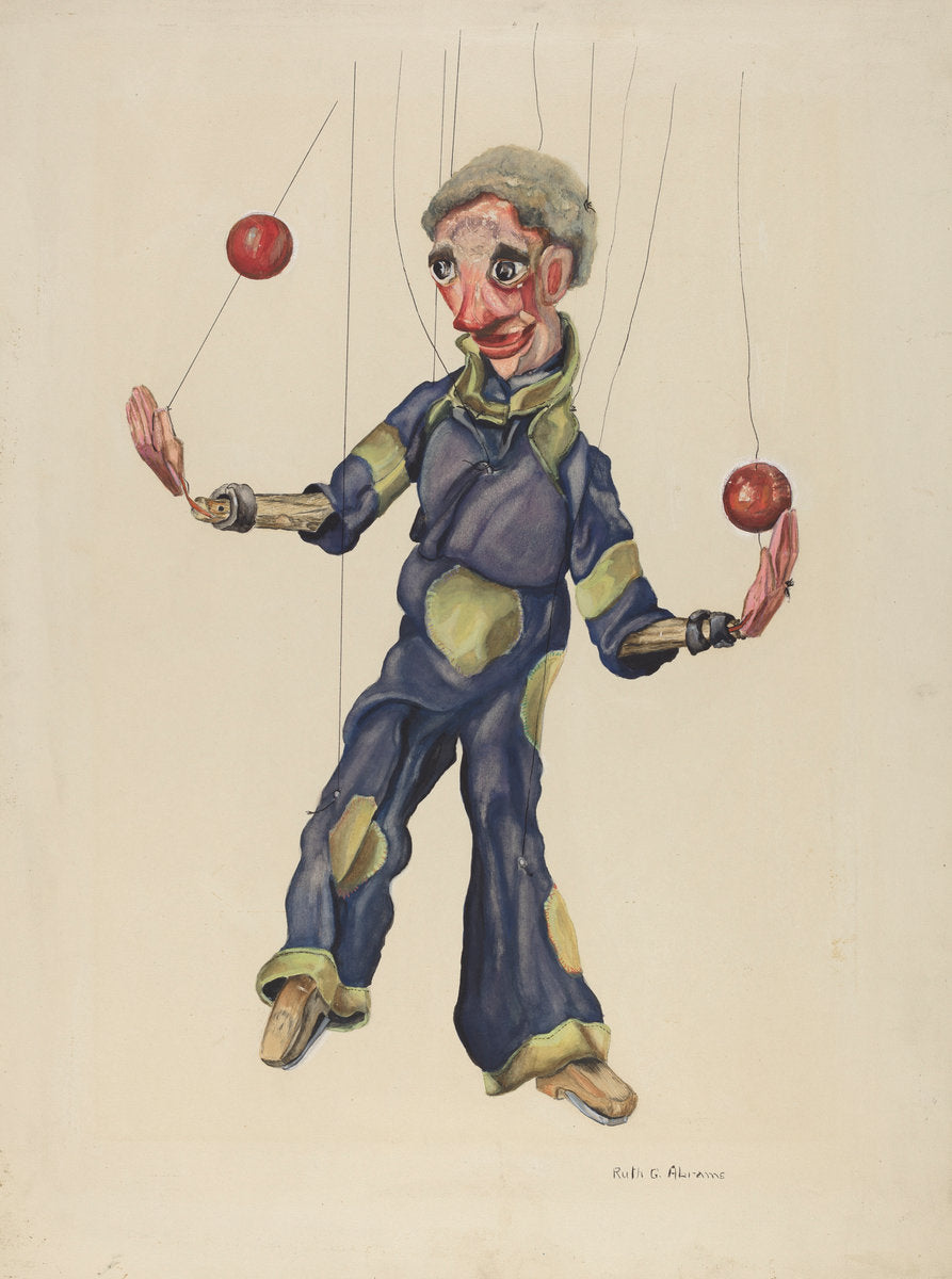 Jack, the Nimble Juggler by Ruth Abrams (American, active c. 1935), 16X12"(A3)Poster Print