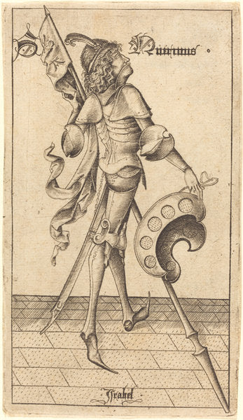 Saint Quirinus of Neuss by Israhel van Meckenem (German, c. 1445 - 1503), 16X12"(A3)Poster Print