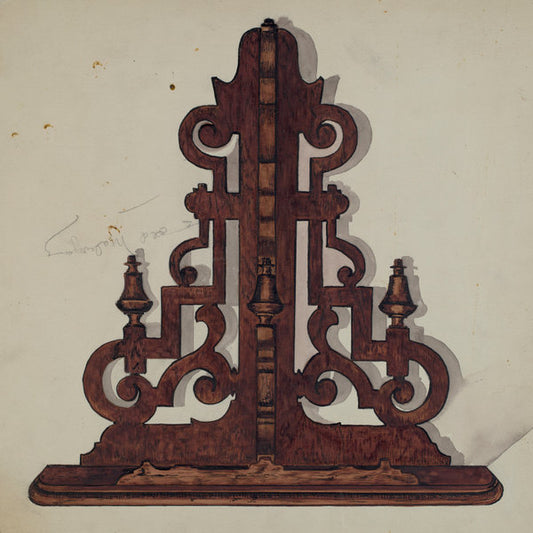 Mahogany Shelf by Marie Lutrell (American, active c. 1935), 16X12"(A3)Poster Print