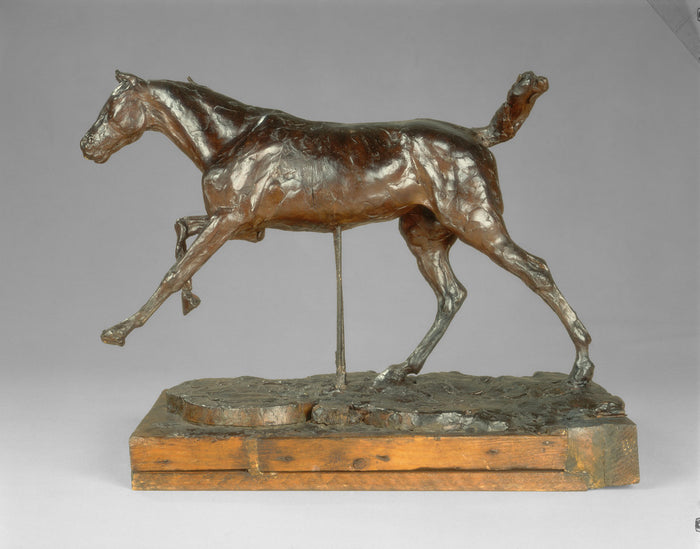 Horse Galloping on the Right Foot by Edgar Degas (French, 1834 - 1917), 16X12
