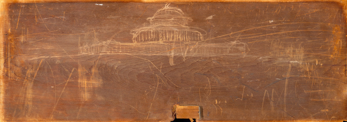 Sketch for Ohio State Capitol Design by Thomas Cole (American, 1801 - 1848), 16X12"(A3)Poster Print