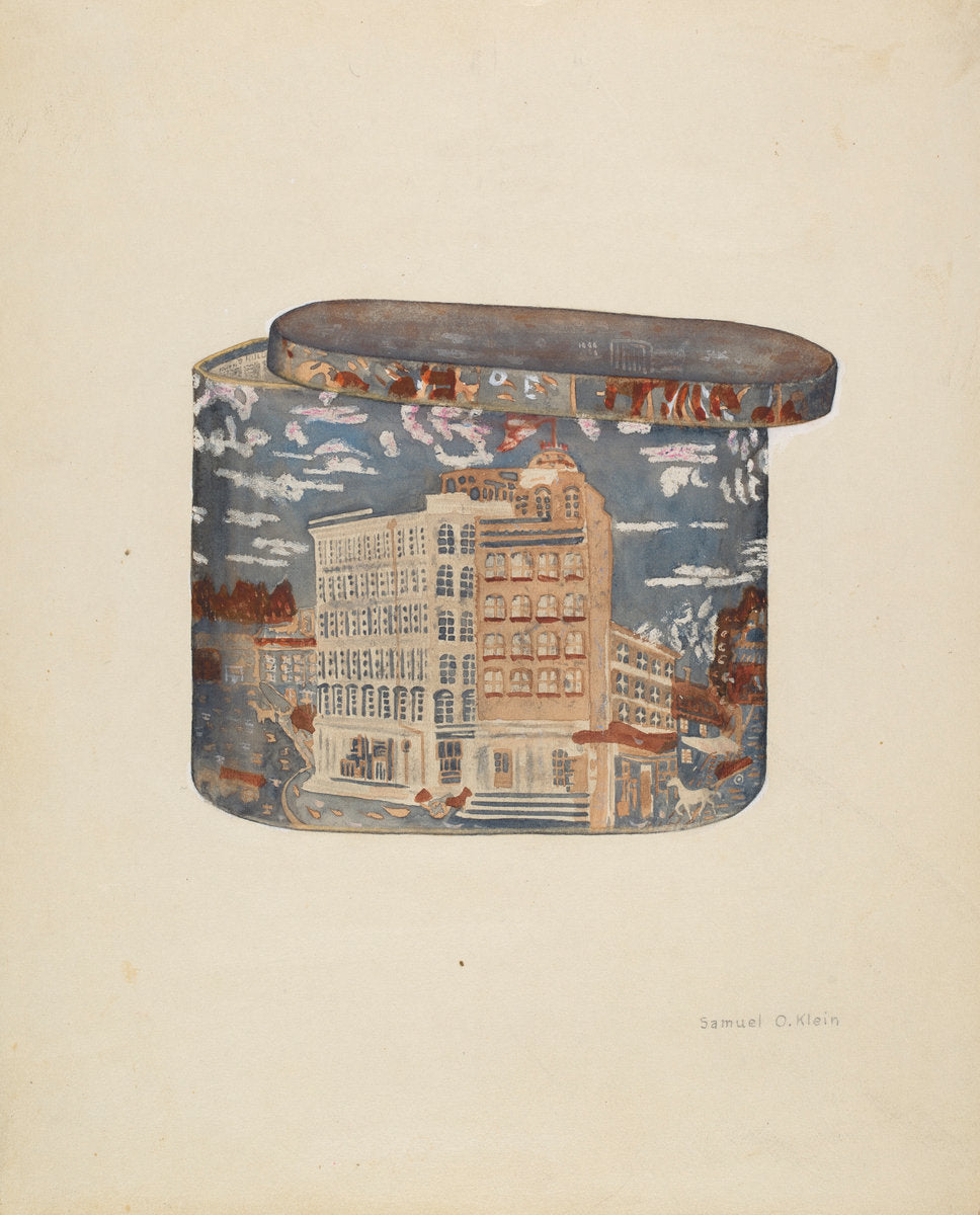 Bandbox by Samuel O. Klein (American, active c. 1935), 16X12"(A3)Poster Print