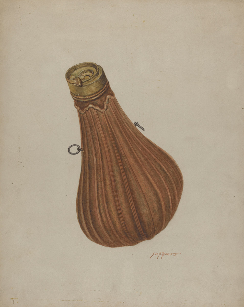 Shot Cannister by Sydney Roberts (American, active c. 1935), 16X12"(A3)Poster Print