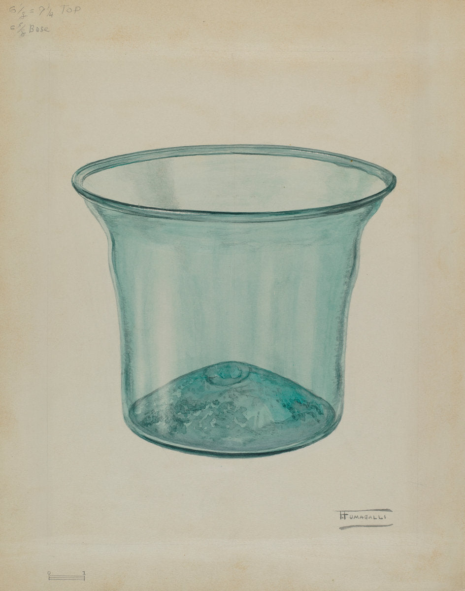 Milk Bowl by Frank Fumagalli (American, active c. 1935), 16X12"(A3)Poster Print