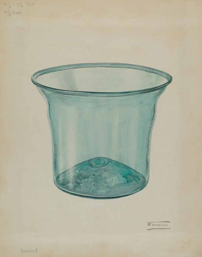 Milk Bowl by Frank Fumagalli (American, active c. 1935), 16X12