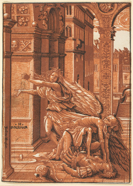 The Lovers Surprised by Death by Hans Burgkmair I (German, 1473 - 1531), 16X12"(A3)Poster Print