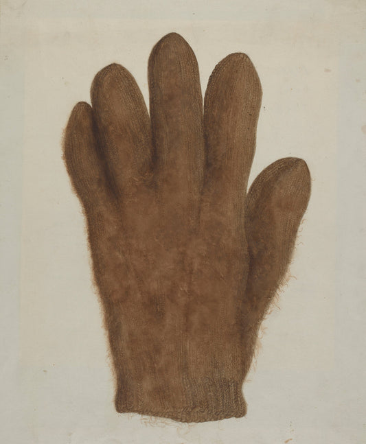 Shaker Glove by Helen E. Gilman (American, born 1913), 16X12"(A3)Poster Print