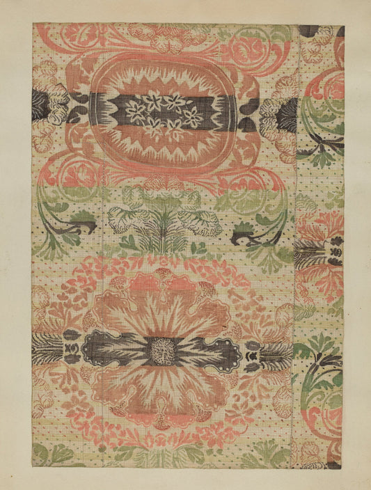 Ingrain Carpet by Dorothy Lacey (American, active c. 1935), 16X12"(A3)Poster Print