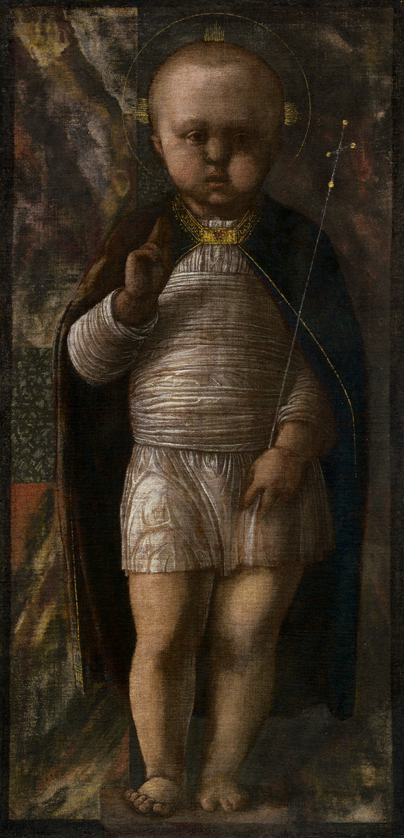 The Infant Savior by Andrea Mantegna (Paduan, c. 1431 - 1506), 16X12"(A3)Poster Print