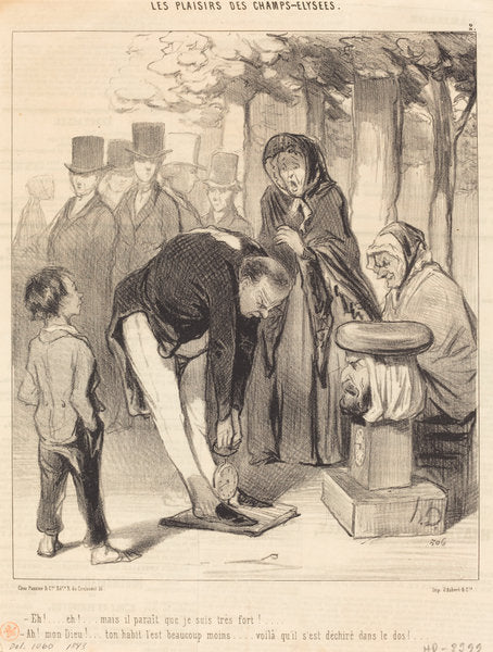 Eh!... Eh!... mais il parait que... by Honoré Daumier (French, 1808 - 1879), 16X12"(A3)Poster Print