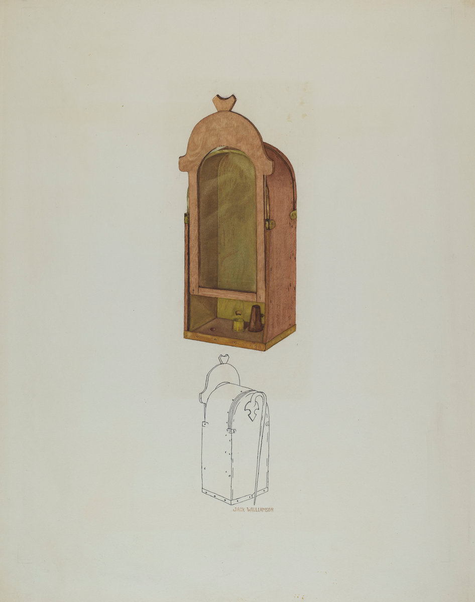 Candle Lantern by Jack Williamson (American, active c. 1935), 16X12"(A3)Poster Print