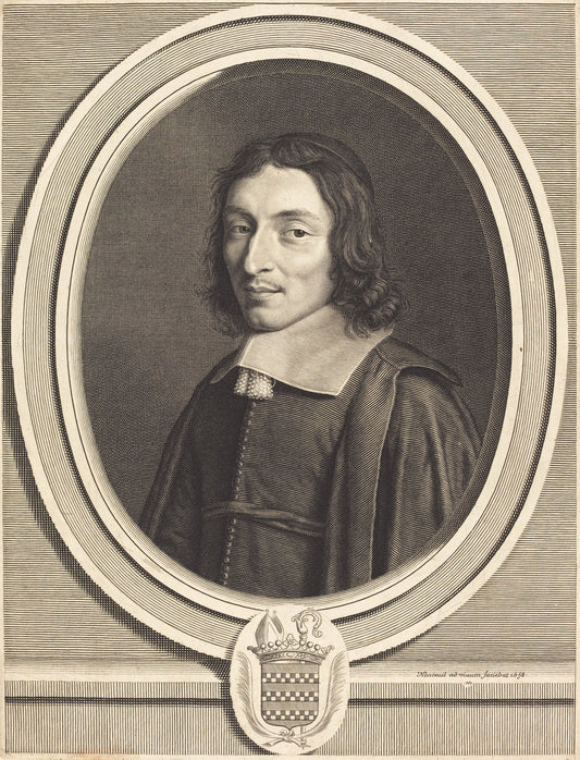 Cardinal de Coislin by Robert Nanteuil (French, 1623 - 1678), 16X12"(A3)Poster Print