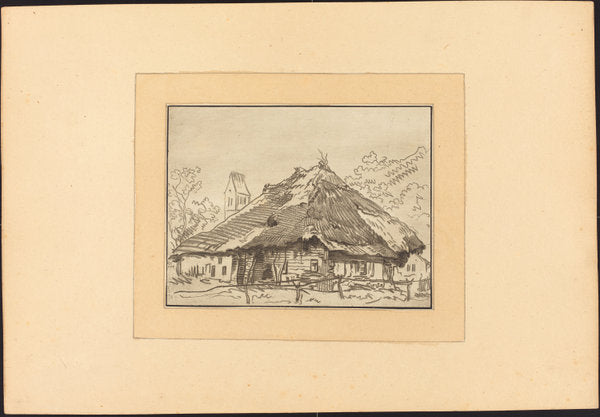 Swiss Cottages by Regina Katharina Quarry after Franz Schutz (German, c. 1762 - c. 1818), 16X12"(A3)Poster Print