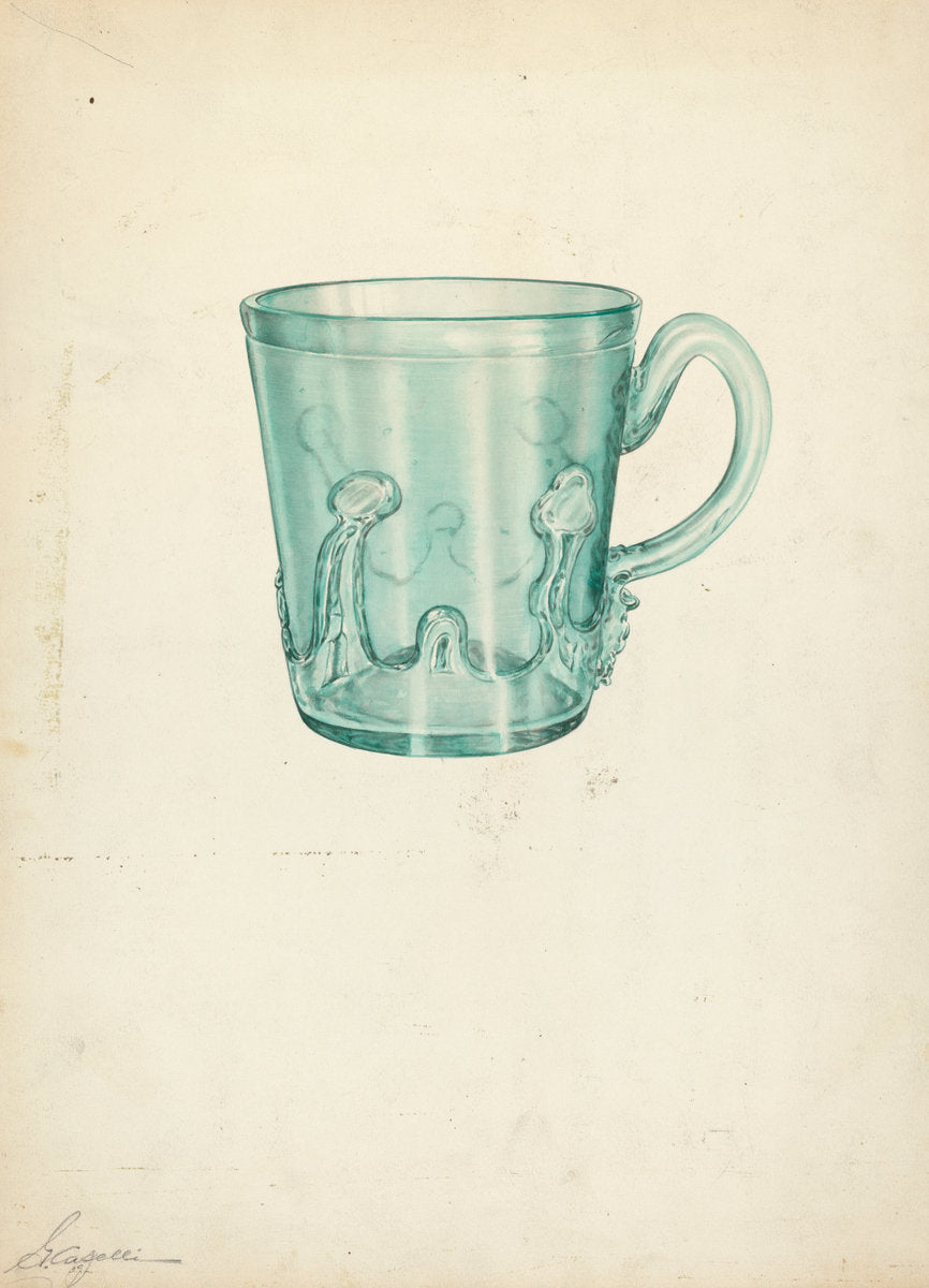 Mug by Giacinto Capelli (American, active c. 1935), 16X12"(A3)Poster Print