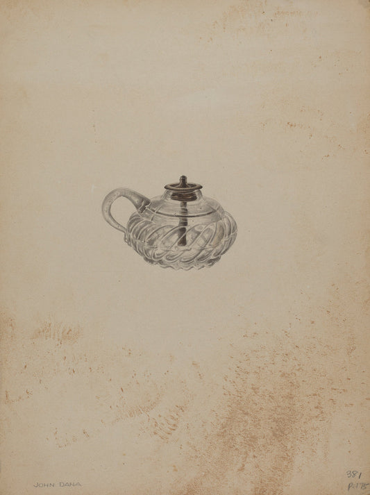 Sparking Lamp by John Dana (American, active c. 1935), 16X12"(A3)Poster Print