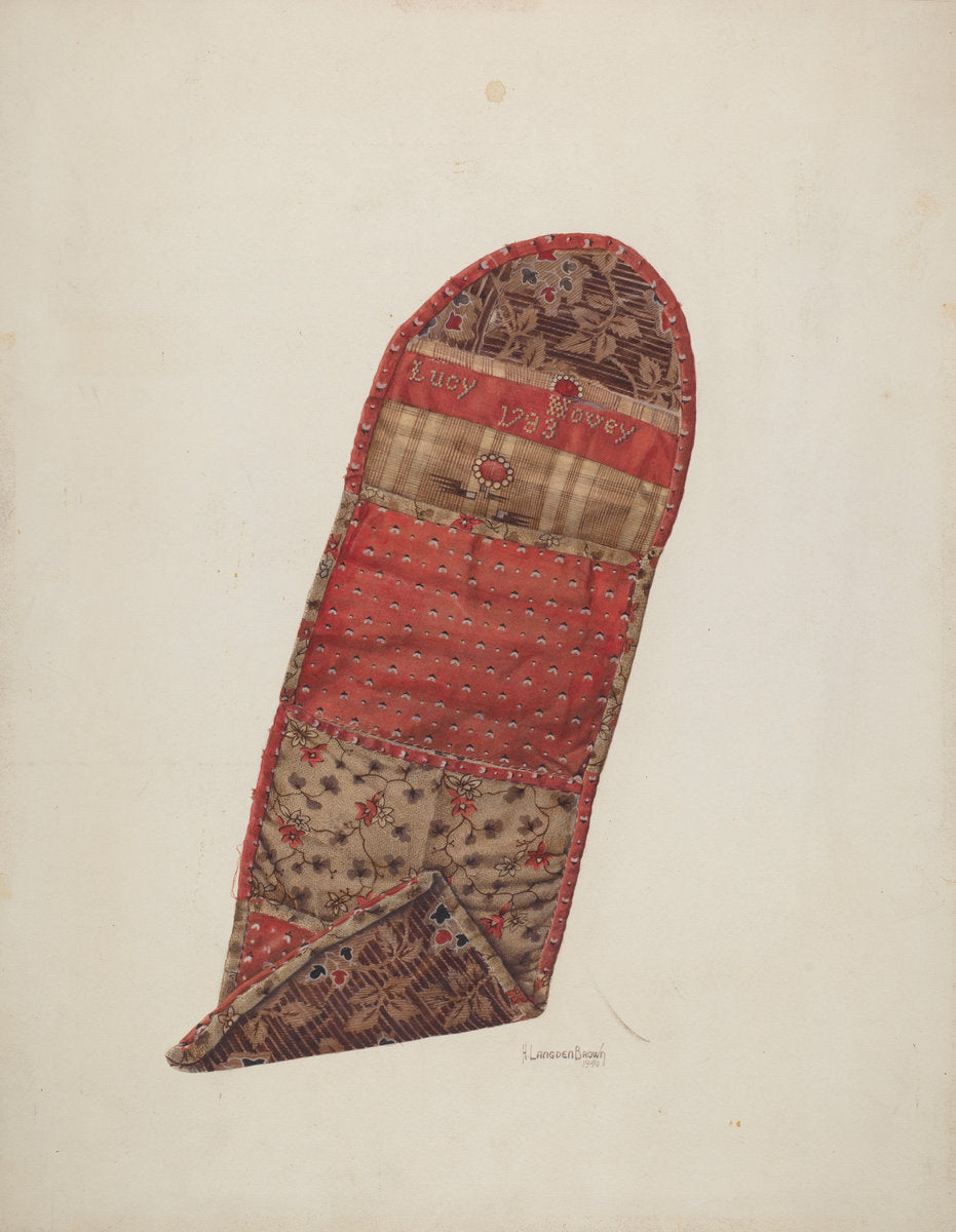Needle Case by H. Langden Brown (American, active c. 1935), 16X12"(A3)Poster Print
