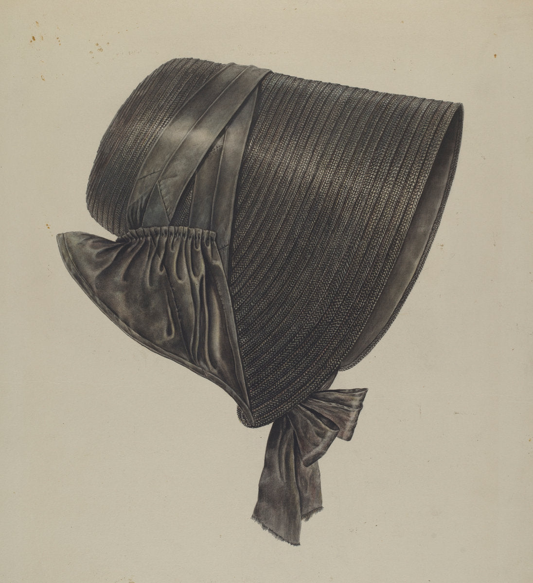 Straw Bonnet by Francis Law Durand (American, active c. 1935), 16X12"(A3)Poster Print