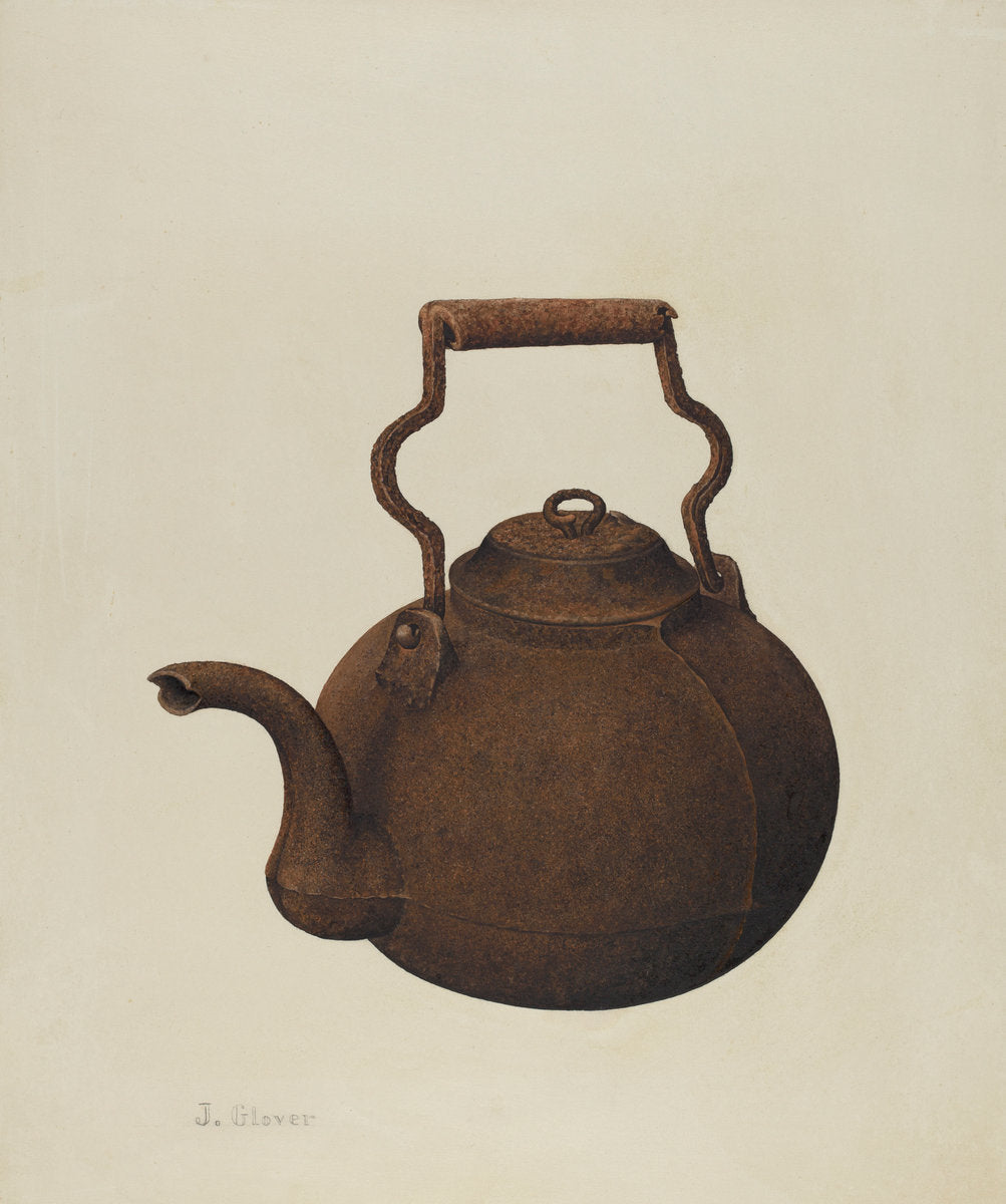 Kettle by Joseph Glover (American, active c. 1935), 16X12"(A3)Poster Print