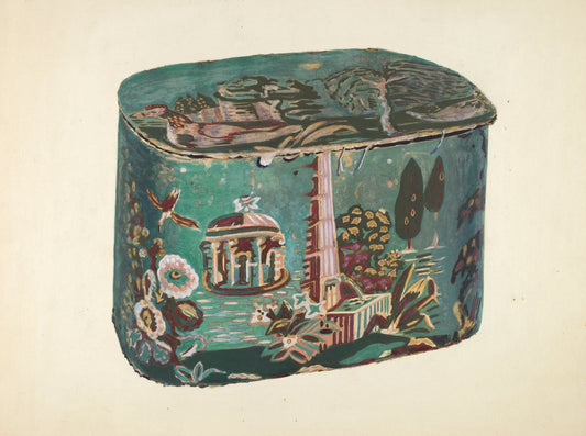 Bandbox by Holger Hansen (American, active c. 1935), 16X12"(A3)Poster Print