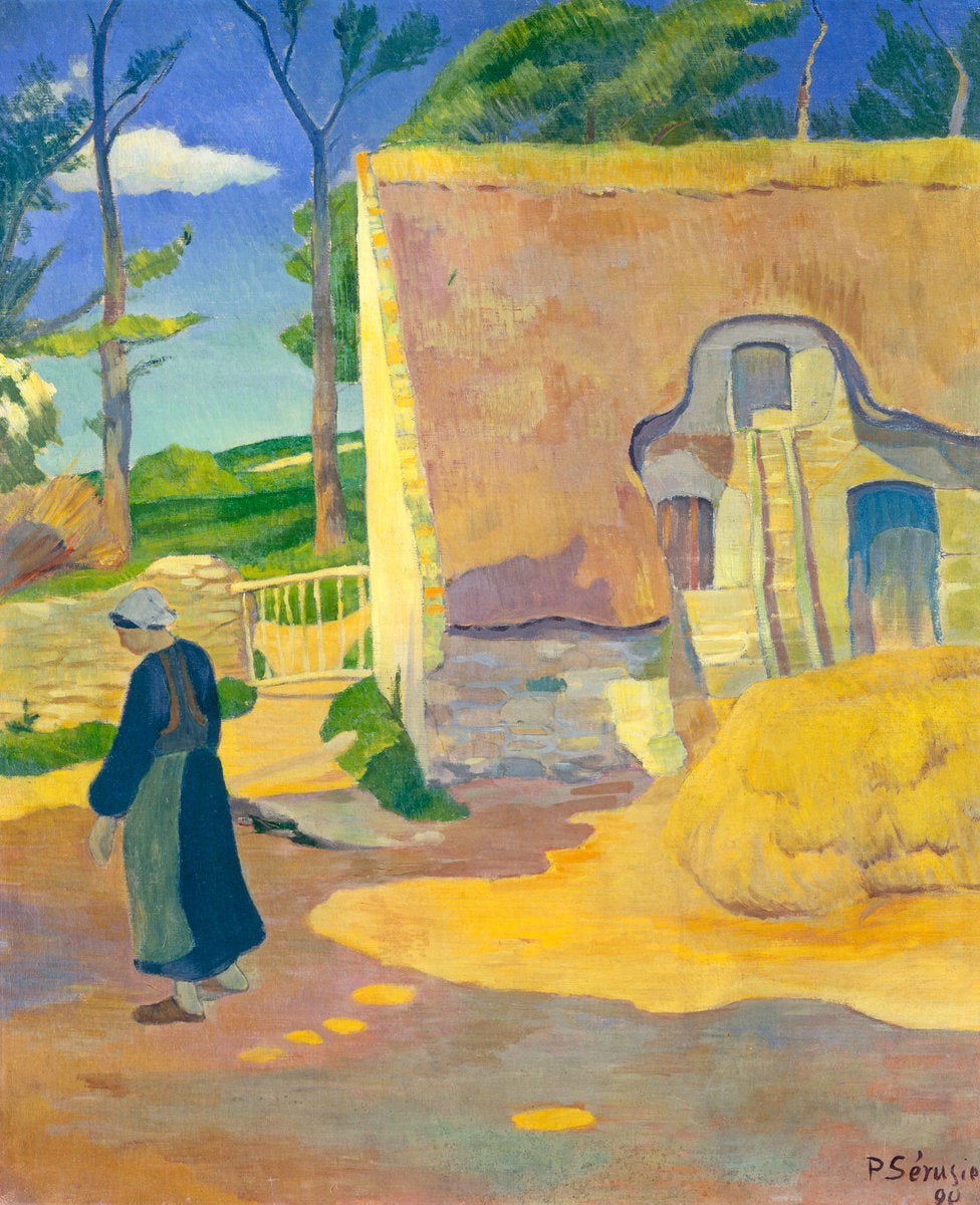 Farmhouse at Le Pouldu by Paul Sérusier (French, 1863 - 1927), 16X12"(A3)Poster Print