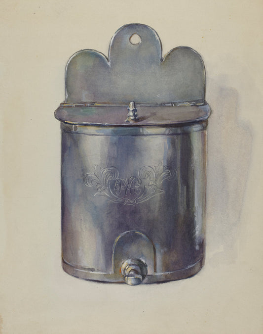 Pewter Ewer by John Dixon (American, active c. 1935), 16X12"(A3)Poster Print