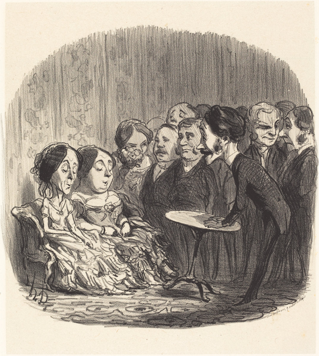 L'Esprit frappeur by Honoré Daumier (French, 1808 - 1879), 16X12"(A3)Poster Print
