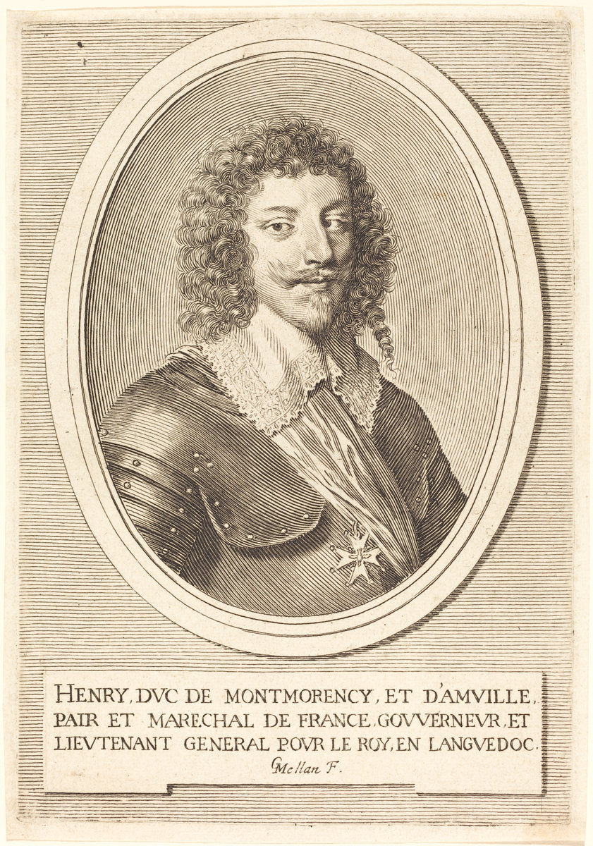 Claude de Lingendes by Claude Mellan (French, 1598 - 1688), 16X12"(A3)Poster Print
