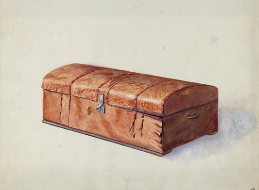 Chest by Edward L. Loper (American, born 1916), 16X12"(A3)Poster Print