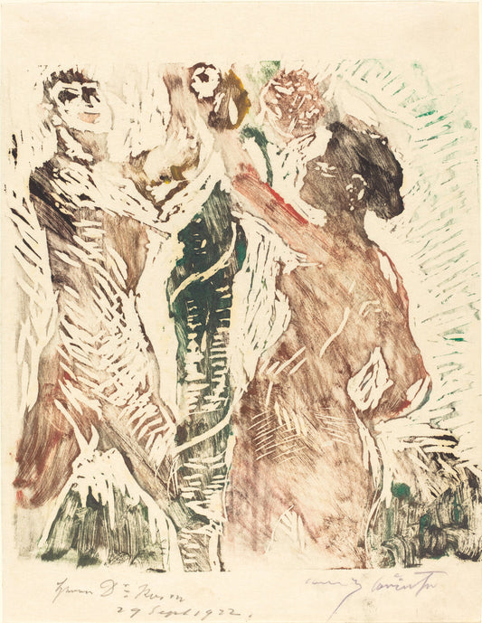 The Fall of Man by Lovis Corinth (German, 1858 - 1925), 16X12"(A3)Poster Print