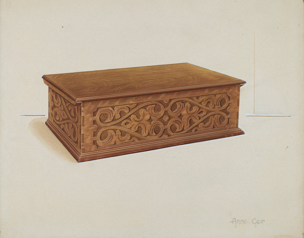 Box by Anne Ger (American, active c. 1935), 16X12"(A3)Poster Print