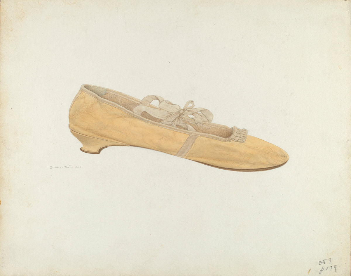 Slipper by Dorothy Dwin (American, active c. 1935), 16X12"(A3)Poster Print