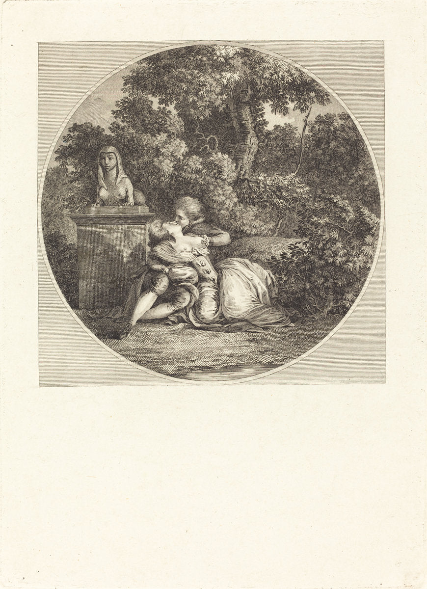 etching and engraving by after Niclas Lafrensen II (The Grove), 16X12"(A3)Poster Print