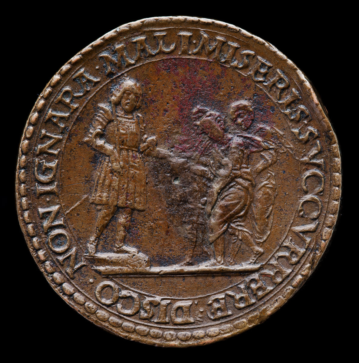 The Marquess Giving Alms [reverse] by Gian Marco Cavalli (Mantuan, before 1454 - in or after 1508), 16X12"(A3)Poster Print