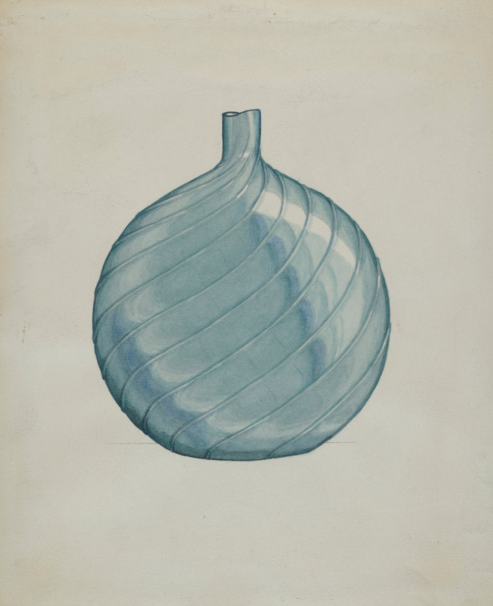 Flask by Dorothy Posten (American, active c. 1935), 16X12"(A3)Poster Print
