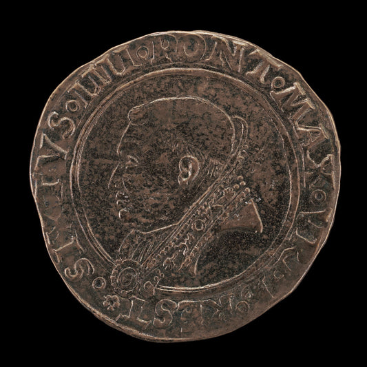 15th century by Roman 15th Century (Sixtus IV (Francesco della Rovere, 1414-1484), Pope 1471 [obverse]), 16X12"(A3)Poster Print