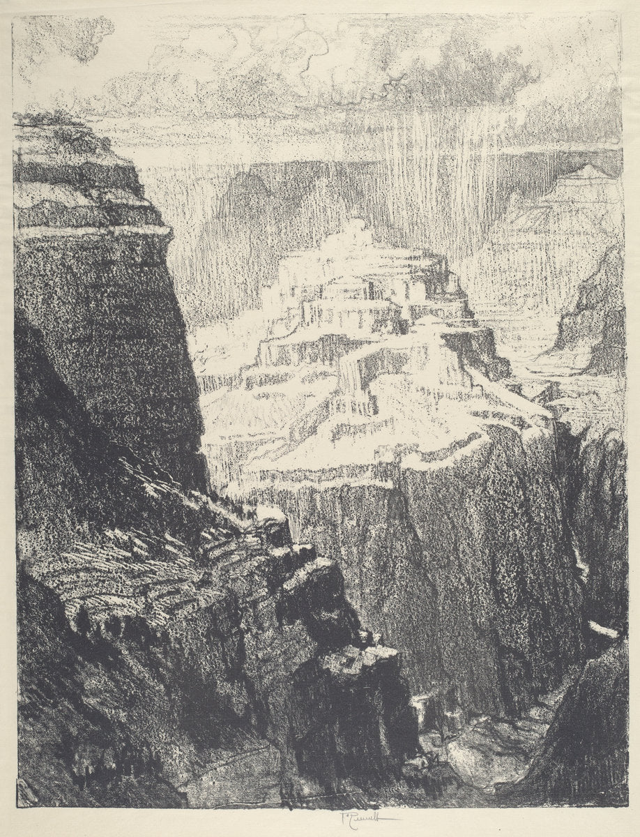 The Walled City by Joseph Pennell (American, 1857 - 1926), 16X12"(A3)Poster Print