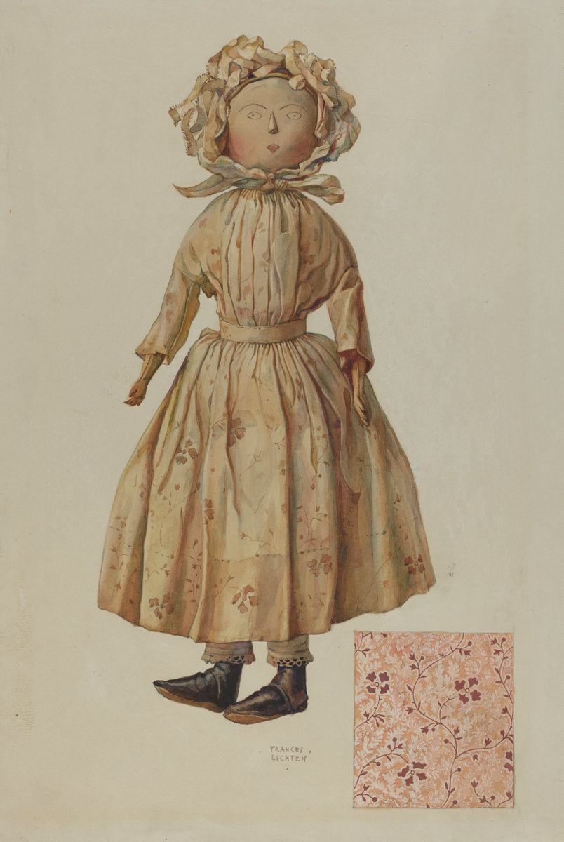 Rag Doll by Frances Lichten (American, active c. 1935), 16X12"(A3)Poster Print