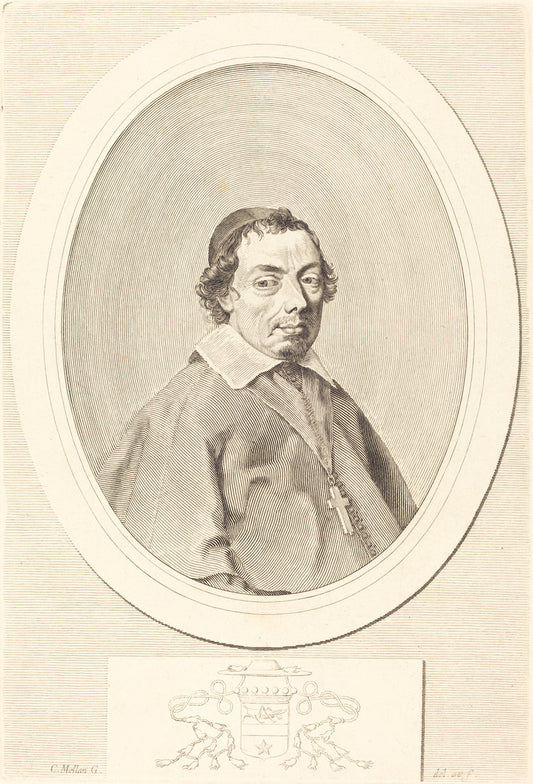 Nicolas Grillet by Claude Mellan (French, 1598 - 1688), 16X12"(A3)Poster Print
