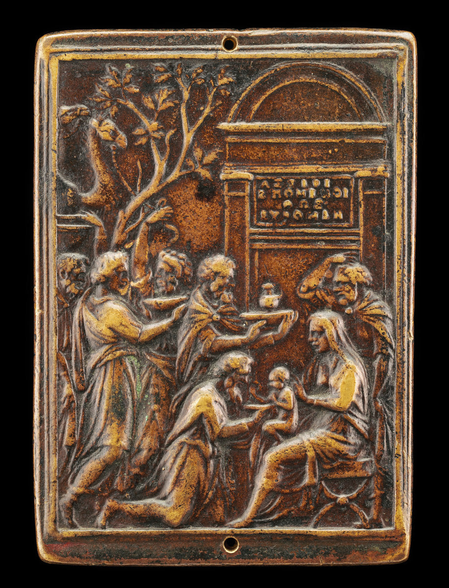 The Adoration of the Magi [obverse] by Valerio Belli (Italian, 1468 - 1546), 16X12"(A3)Poster Print