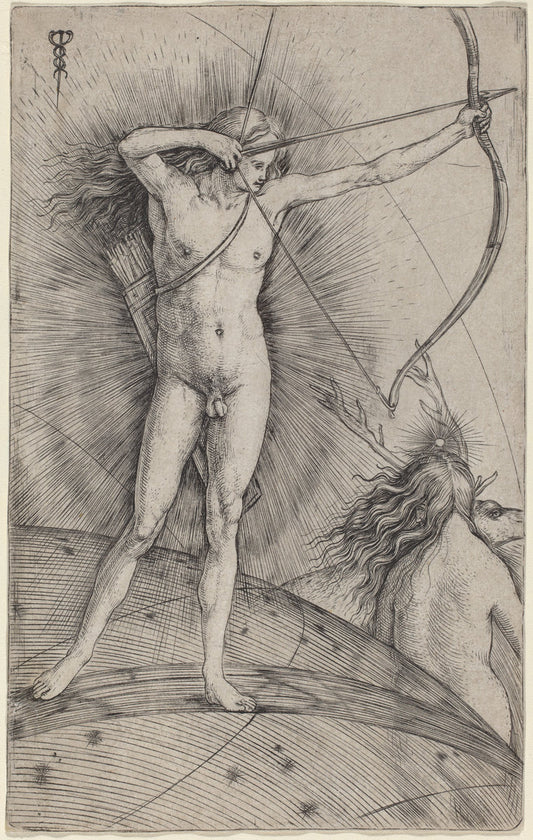 Apollo and Diana by Jacopo de' Barbari (Italian, c. 1460/1470 - 1516 or before), 16X12"(A3)Poster Print