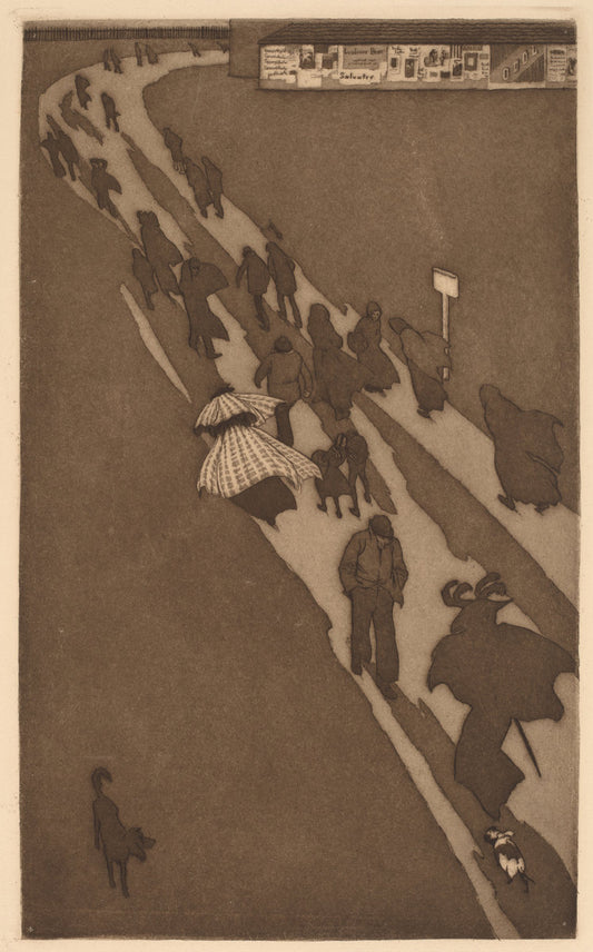 November by Eugen Kirchner (German, 1865 - 1938), 16X12"(A3)Poster Print