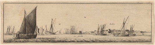 Lillo by Wenceslaus Hollar (Bohemian, 1607 - 1677), 16X12"(A3)Poster Print