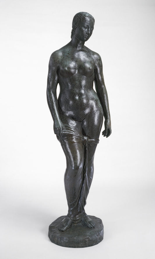 Standing Woman by Wilhelm Lehmbruck (German, 1881 - 1919), 16X12"(A3)Poster Print