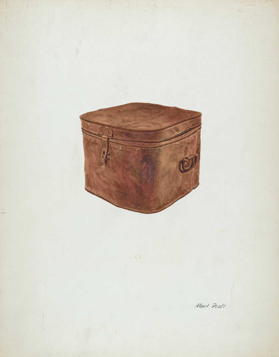 Copper Storage Box by Albert Pratt (American, active c. 1935), 16X12"(A3)Poster Print