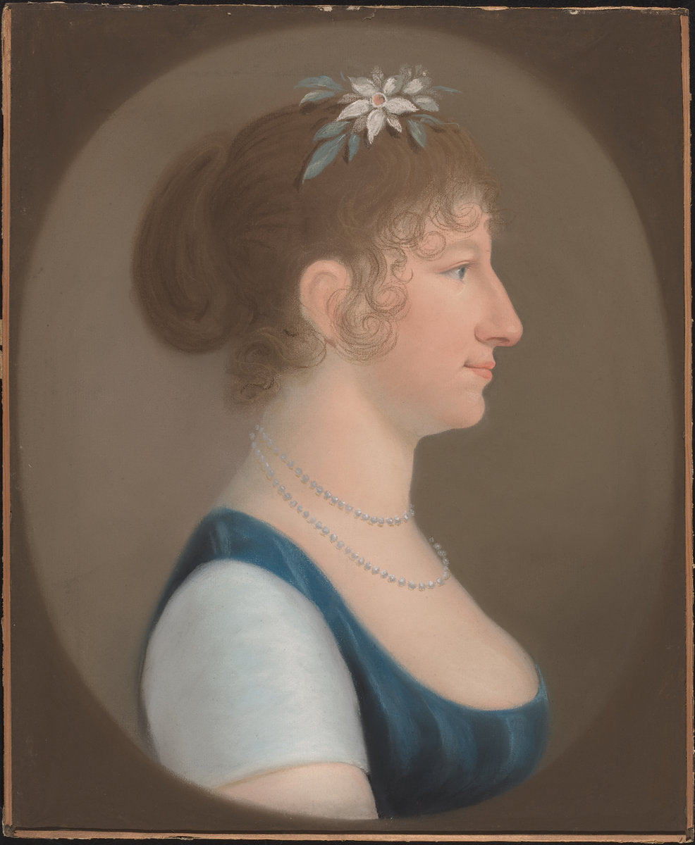 c. 1800 by European 19th Century (Hellene von Sleben), 16X12"(A3)Poster Print