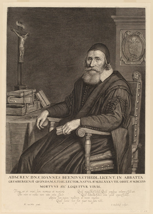 Johannes Been by Jonas Suyderhoff after Hendrik Cornelisz van Vliet (Dutch, c. 1613 - 1686), 16X12"(A3)Poster Print