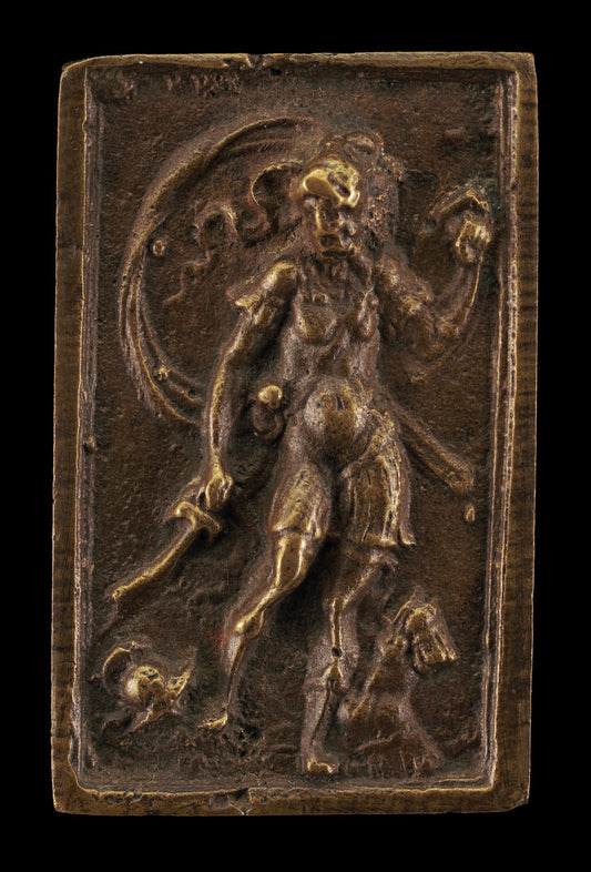bronze//Medium brown patina by Style of Peter Flötner (Mars), 16X12"(A3)Poster Print