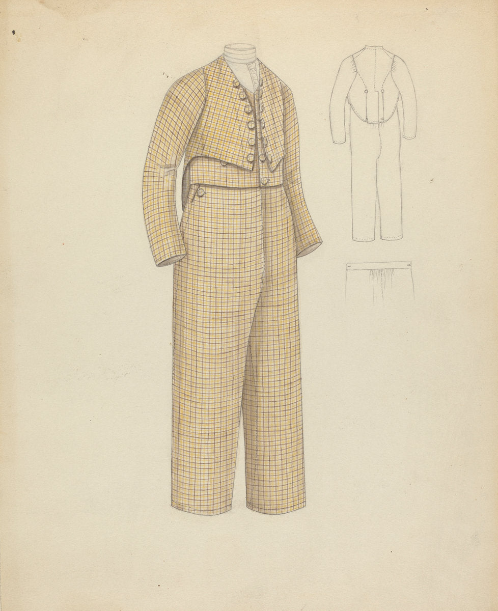 Boy's Suit by Nancy Crimi (American, active c. 1935), 16X12"(A3)Poster Print