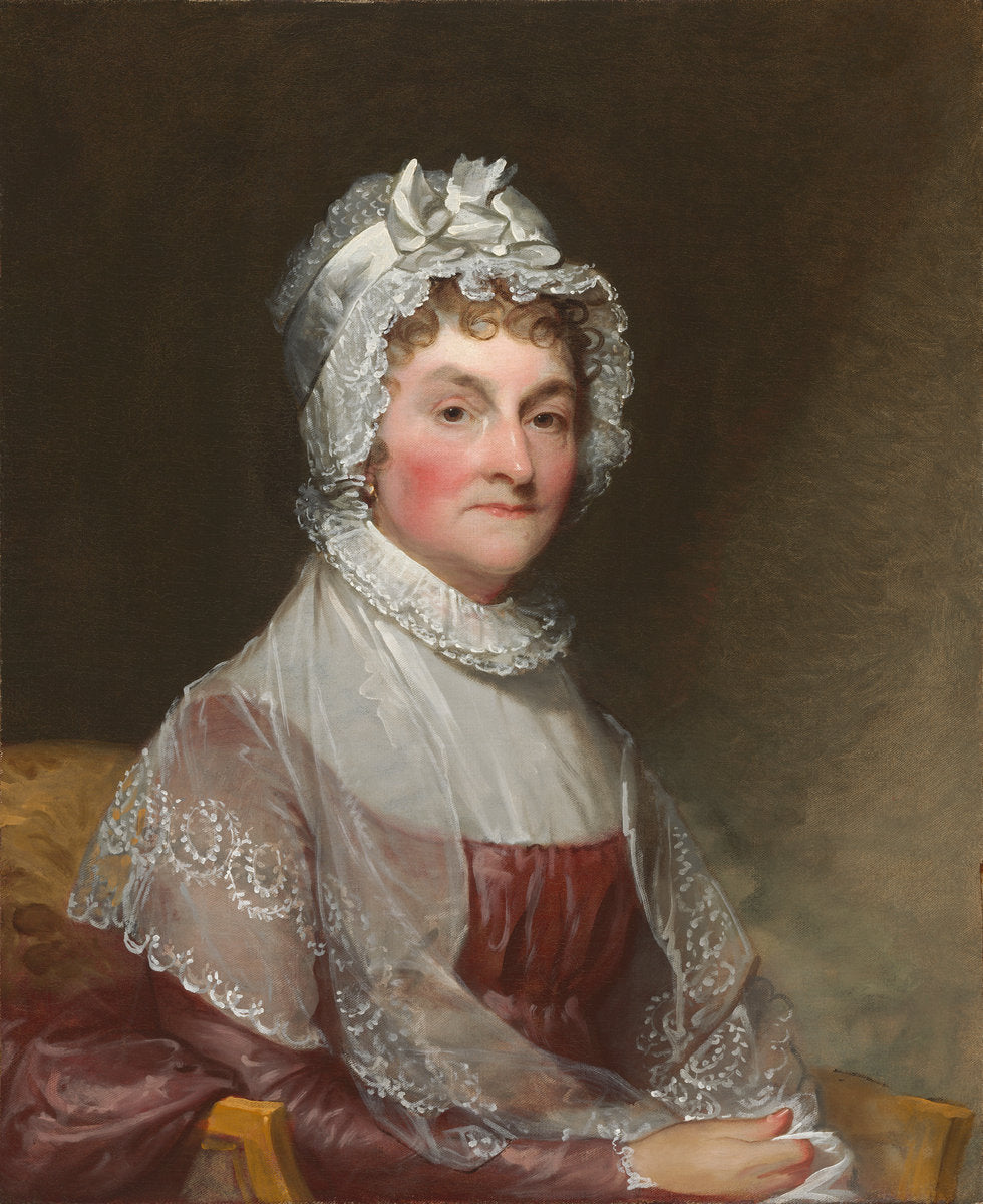 Abigail Smith Adams (Mrs. John Adams) by Gilbert Stuart (American, 1755 - 1828), 16X12"(A3)Poster Print