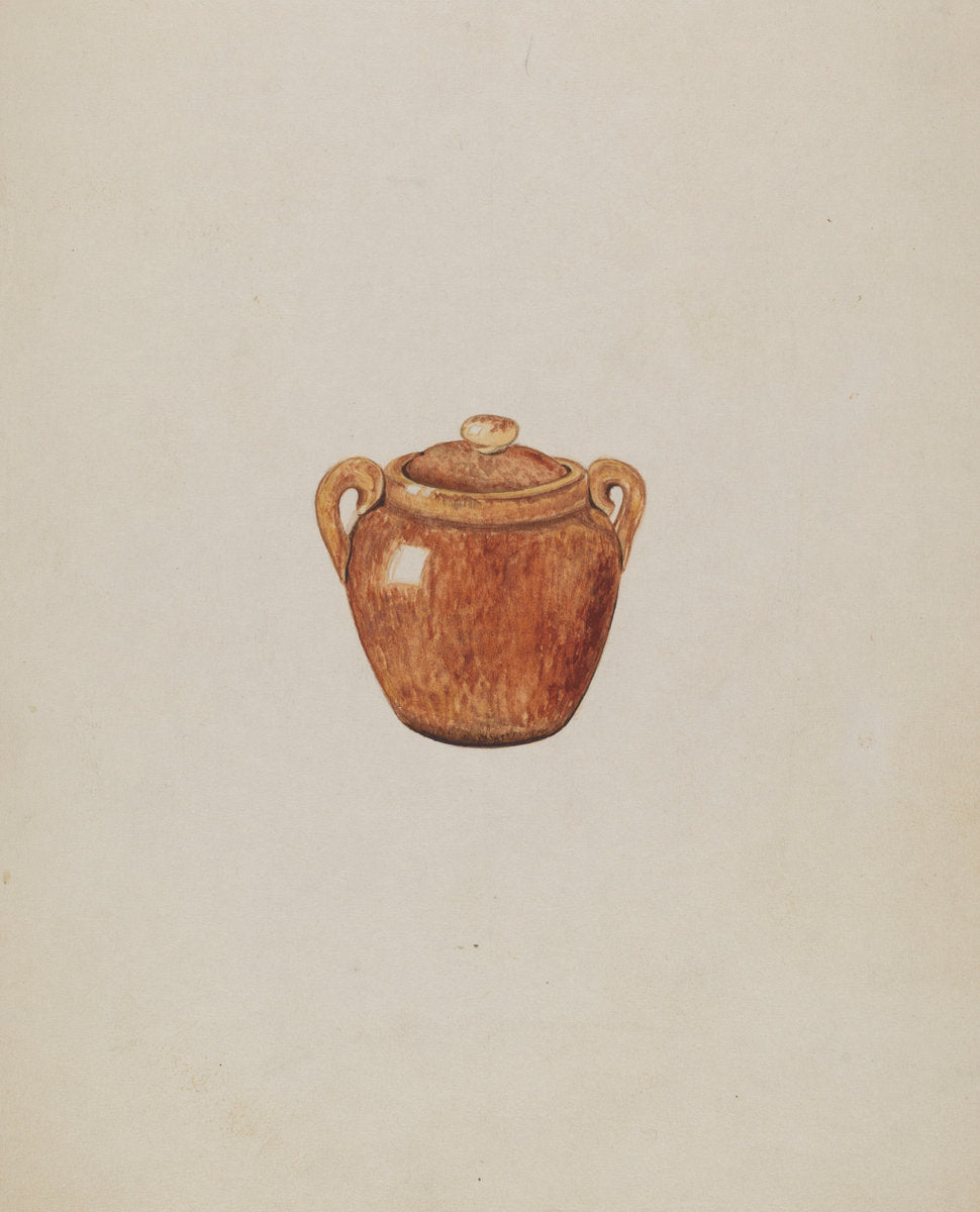 Bean Pot by Vincent Murphy (American, active c. 1935), 16X12"(A3)Poster Print